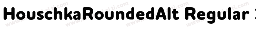 HouschkaRoundedAlt Regular 12字体转换